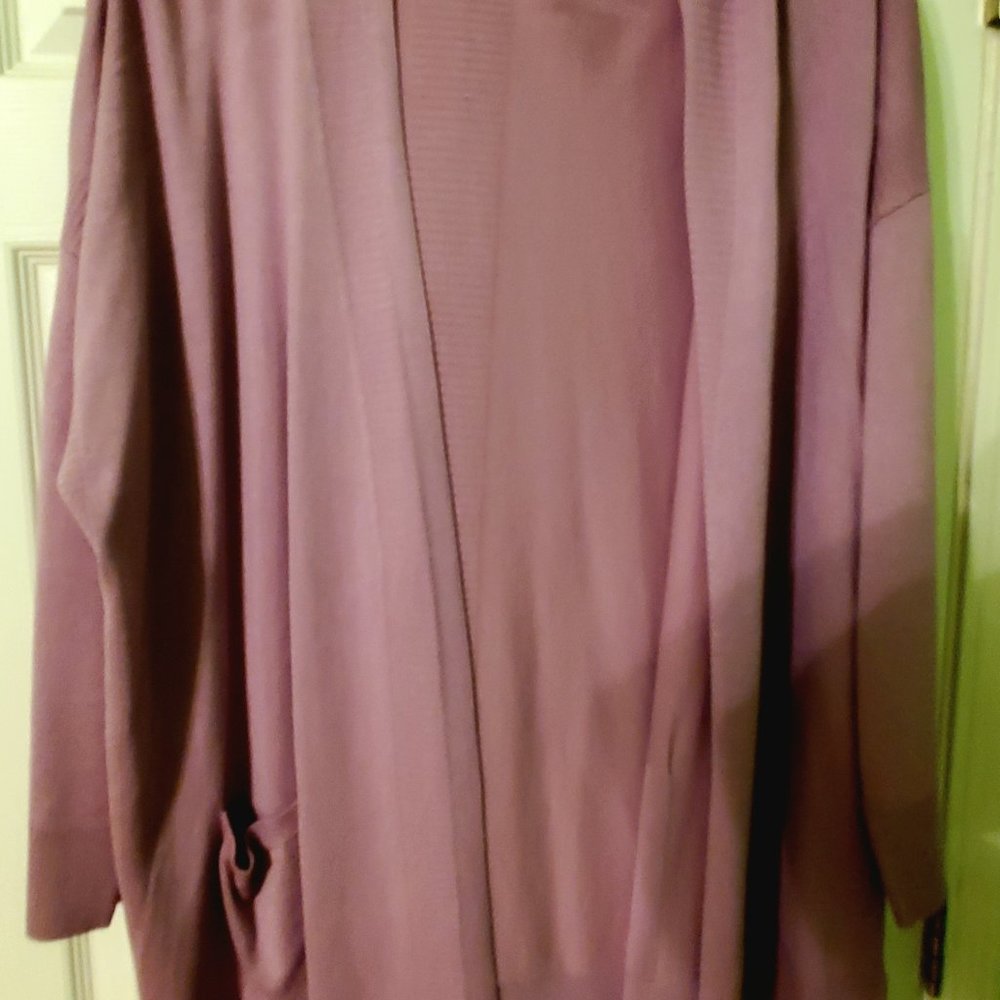 Purple sweater with pockets